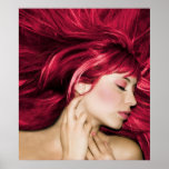 Sexy Red Head Girl Poster