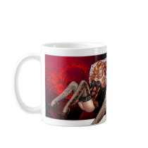 Sexy Red Head in Lingerie customizables by Al Rio Mugs