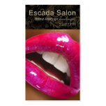 Sexy Sassy Luscious Lips Beauty Salon & Day Spa business cards