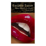 Sexy Sassy Luscious Lips Beauty Salon & Day Spa business cards
