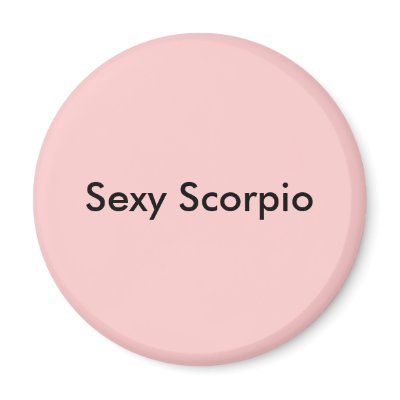 Sexy Scorpio Refrigerator Magnet by Desiree728