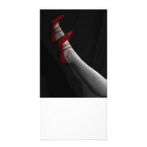Sexy Shoes Personalized Photo Card