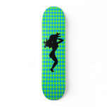 Sexy Silhouette Blue & Green Diamond skateboards