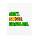 Sexy Single Brazilian postcards
