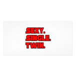 Sexy Single Twin photo cards