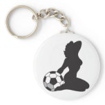 Sexy Soccer Lady keychains