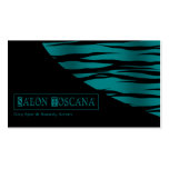 "Sexy Tiger Stripes" Beauty Salon Day Spa Business Cards
