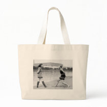 Sexy Tug-of-War, 1920s Canvas Bag