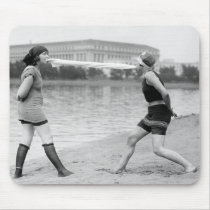 Sexy Tug-of-War, 1920s Mouse Pad