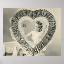 sexy valentine large poster
