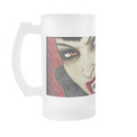 Sexy vampire comic halloween coffee mugs