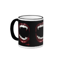 Sexy Vampire Fangs Bite Mugs