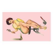 Sexy Vintage Plumber Pin Up Woman