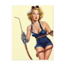 Sexy Vintage Welding Pin Up Woman