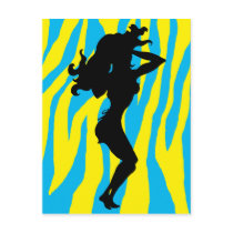 Sexy & Wild Silhouette Postcards