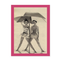 Sexy Women Under Umbrellas