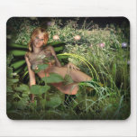 Sexy woodland fairy in mousepads