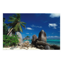 Seychelles, Mahe Island, Anse Royale Beach. Art Photo