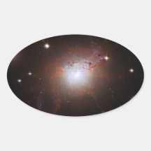 Seyfert Galaxy NGC 1275 Perseus A Caldwell 24 Oval Stickers