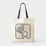 sf-inter.com Black Avatar Tote Bag