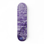 Sf Vintage Village purple Skate Board Deck