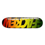 SFA Smoke Weed! Bedrucktes Skateboard