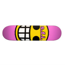 SFI Smiley Deck Custom Skate Board