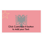 Sfr Yugoslav Albanian Minority, ethnic flag business cards