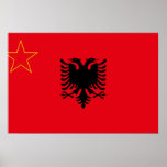 Sfr Yugoslav Albanian Minority, ethnic flag posters