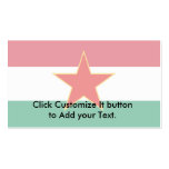 Sfr Yugoslav Hungarian Minority, ethnic flag business cards