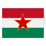 Sfr Yugoslav Hungarian Minority, ethnic flag cards