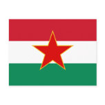 Sfr Yugoslav Hungarian Minority, ethnic flag postcards