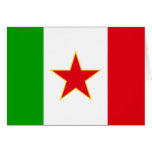 Sfr Yugoslav Italian Minority, ethnic flag cards