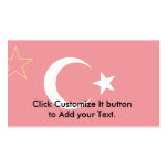 Sfr Yugoslav Turkish Minority, ethnic flag business cards