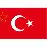 Sfr Yugoslav Turkish Minority, ethnic flag photo sculptures