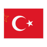Sfr Yugoslav Turkish Minority, ethnic flag postcards
