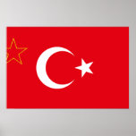 Sfr Yugoslav Turkish Minority, ethnic flag posters