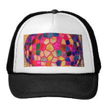 SG Light Red Glowing Crystal  Ball Hat