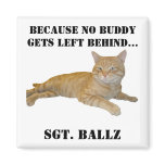 SGT. BALLZ MAGNET