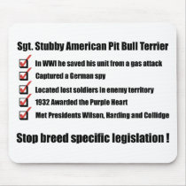 Sgt. Stubby -1 Mouse Pad