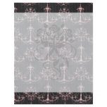 shabby chic chandelier mod pin black damask flyers
