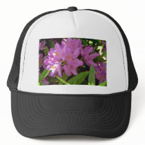 Shaded Pink Azalea Cluster flowers Mesh Hats