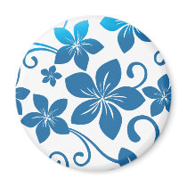 Shades of Blue Plumeria Blooms
