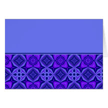 Shades of Blue Quilt Greeting Card