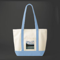 Shades of Blue Tote bags