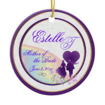 Shades of Lavender Mother of the Bride Keepsake ornaments
