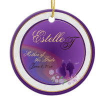 Shades of Lavender Mother of the Bride Keepsake ornaments