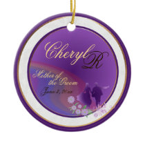 Shades of Lavender Mother of the Groom Keepsake ornaments