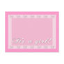 Shades of Pink Baby Announcements Post Cards
