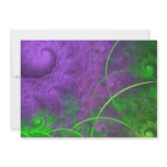 Shades of Toxic Waste Fractal Art invitations